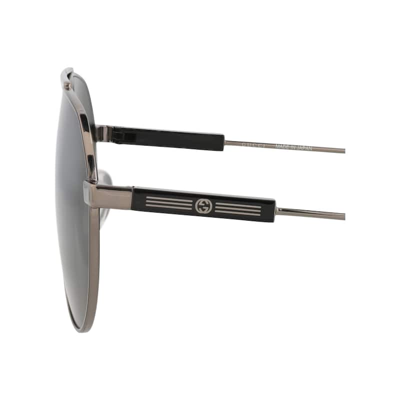 Gucci Aviator-Frame Metal Sunglasses