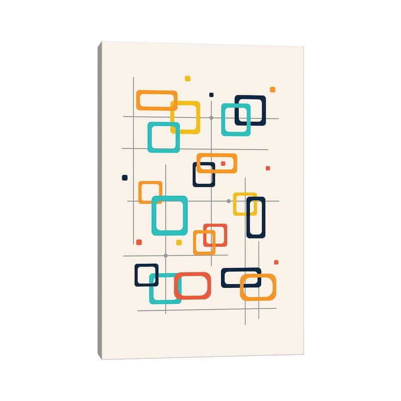 iCanvas "Mid Century Pop Modern" by Nordic Print Studio Canvas Print