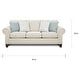 preview thumbnail 4 of 3, Bates Nickel Light Grey Queen Traditional Sleeper Sofa