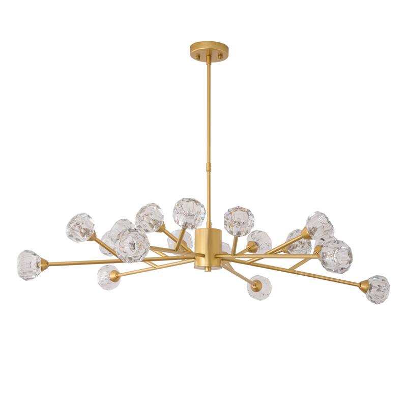Maxax 18 - Light Dimmable Sputnik Modern Linear Chandelier
