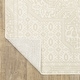 preview thumbnail 6 of 8, Style Haven Ripley Tone-on-Tone Medallion Ivory Mixed Pile Area Rug