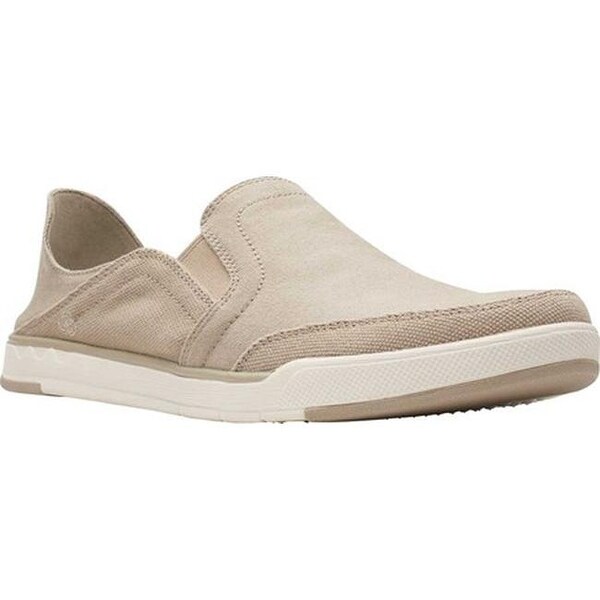 clarks canvas shoes mens