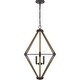 preview thumbnail 3 of 6, Quoizel Oversized Western Bronze 4-light Pendant