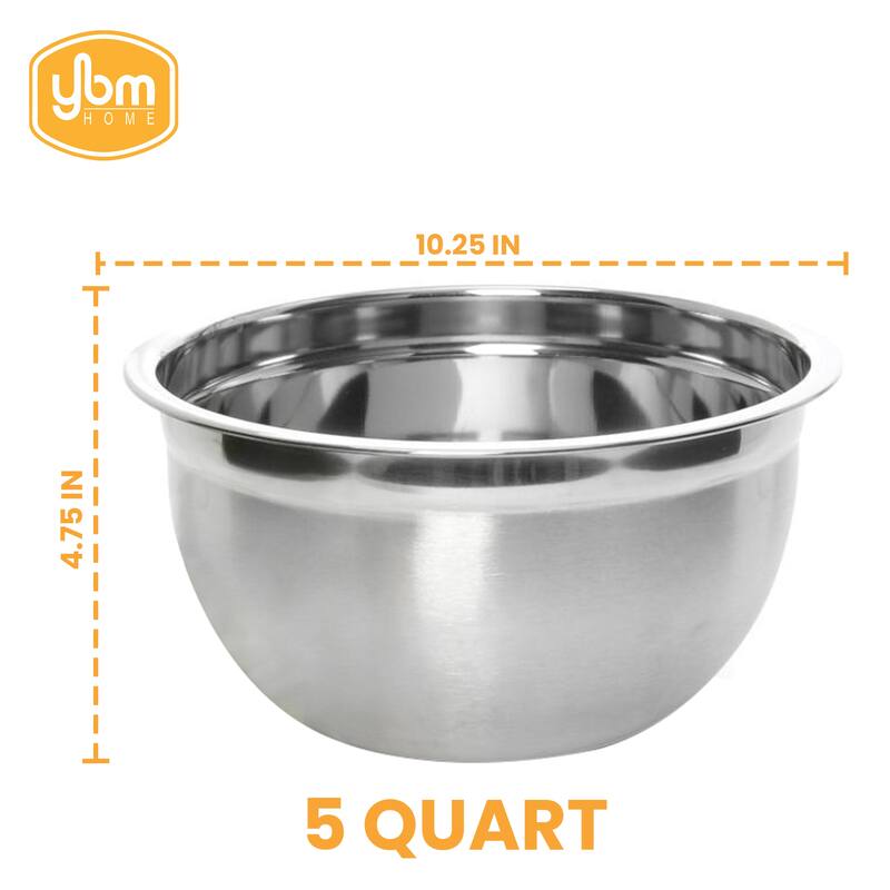 Deep Professional Stainless Steel Mixing Bowl