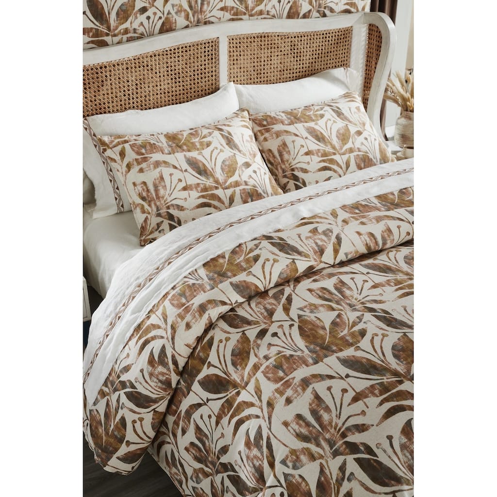 Farrah, Natural, Duvet Cover Set
