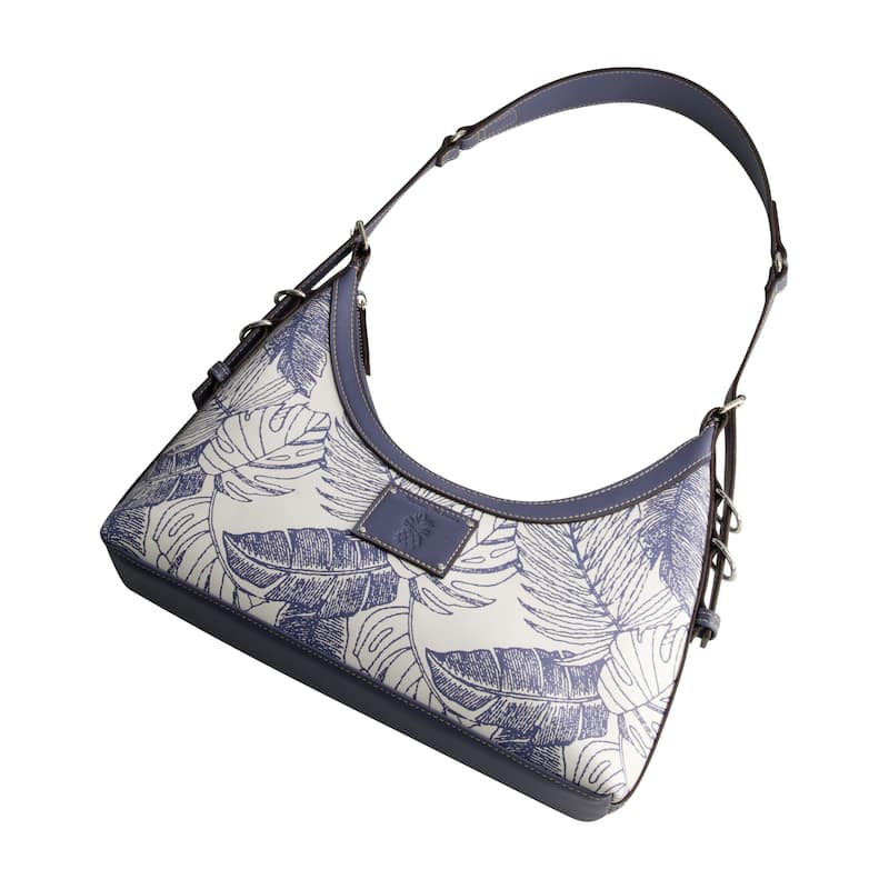Tommy Bahama Graphic Leaf Print City Hobo