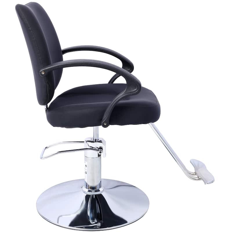Hair Salon Chair Styling Heavy Duty Hydraulic Pump Barber Chair Beauty Shampoo Barbering Chair,with Barber Cape