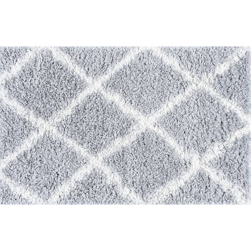 Sohni Shag Farmhouse Diamond Indoor Area Rug