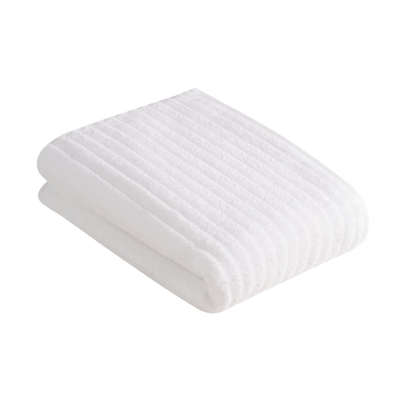 VOSSEN Cotton Mystic Bath Towel - White - 26"x55"