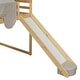 preview thumbnail 68 of 78, Full Size Loft Bed with Slide, Tent, and Storage Shelves - House Frame Kids Bed with Ladder and Car-Shaped Organizer