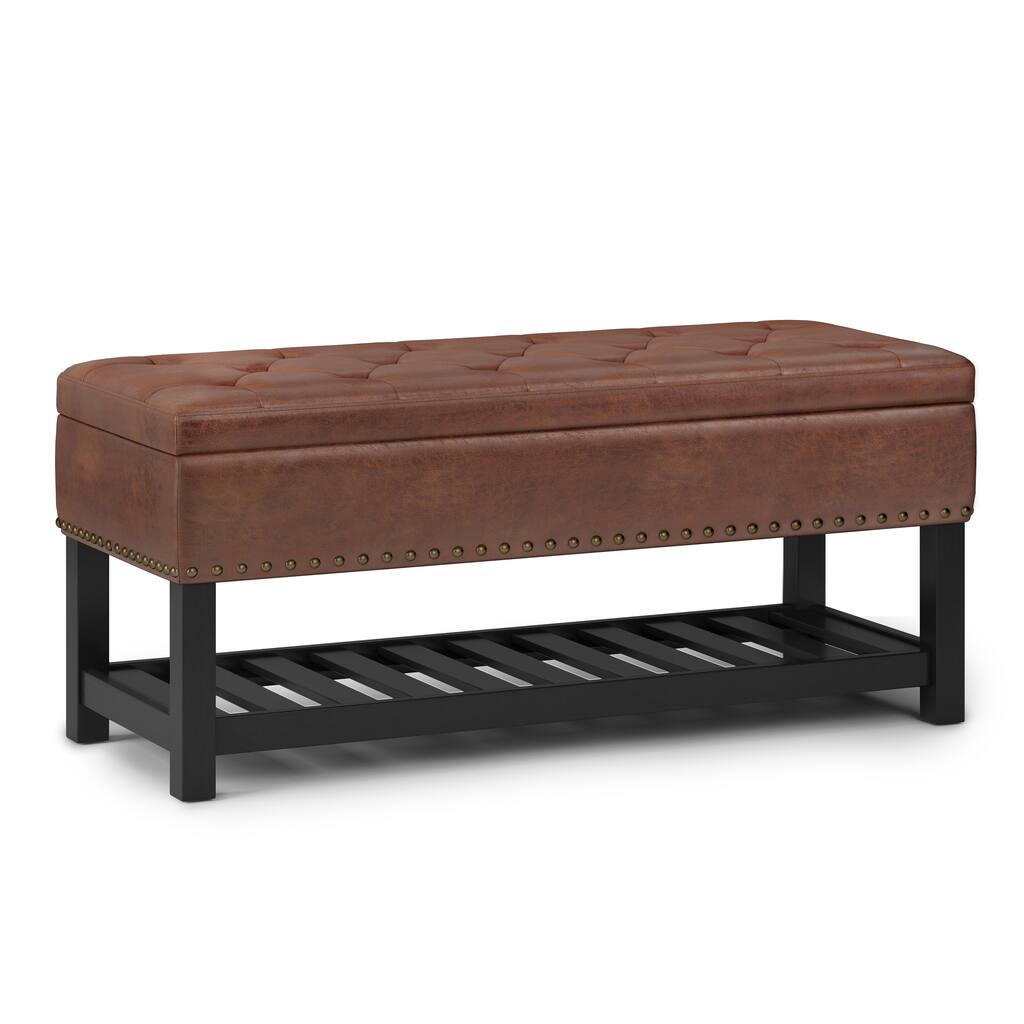 Modern Storage Ottoman Bench for Living Room