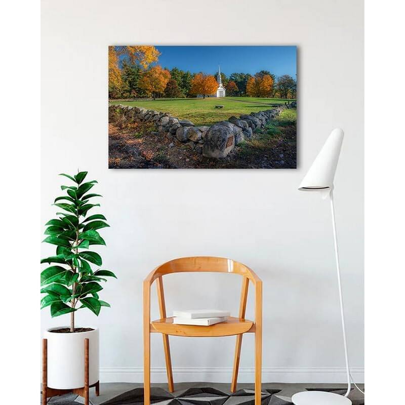 Old Church in The Fall Photography by Wayne Collamore Art Poster - Print On Demand - 24 x 36 Inch