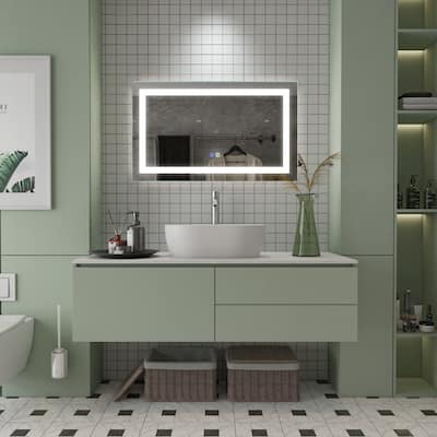 LED Bathroom Vanity Mirror Superslim Dimmable Anti Fog