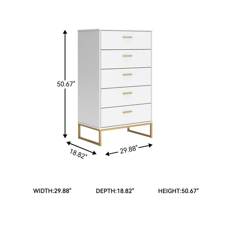 Signature Design by Ashley Socalle White Panel Platform Bed
