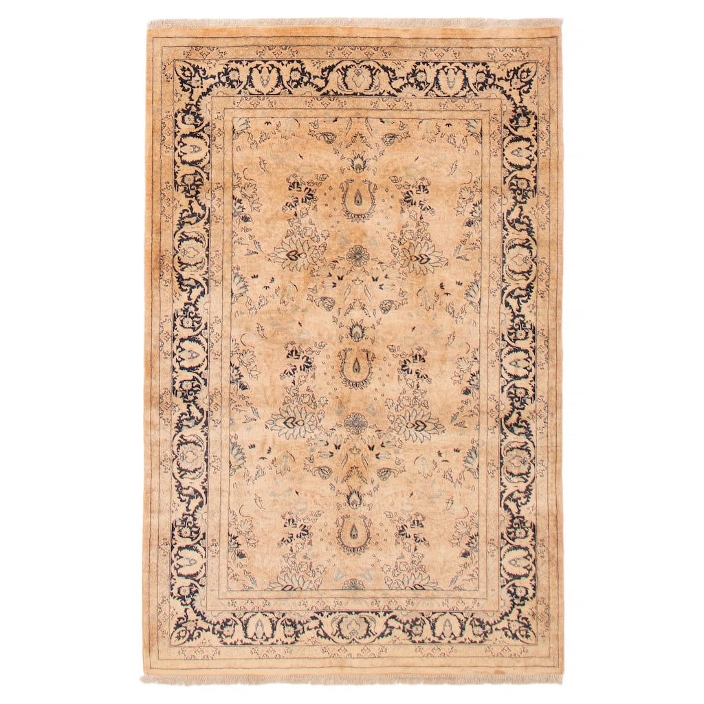 ECARPETGALLERY Hand-knotted Pako Persian 18 Of 20 Salmon Wool Rug - 4'6 x 7'1