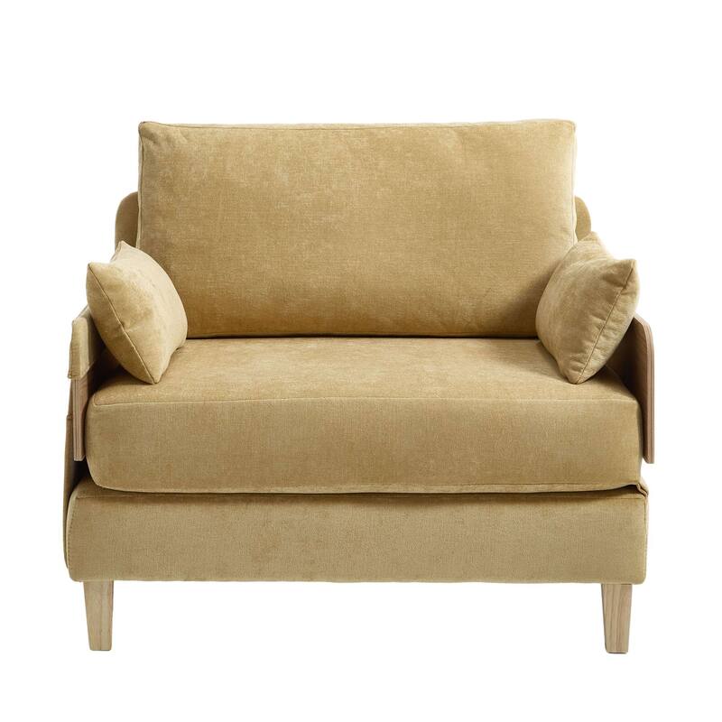 Convertible sofa bed, 3-in-1 convertible with 3 pillows