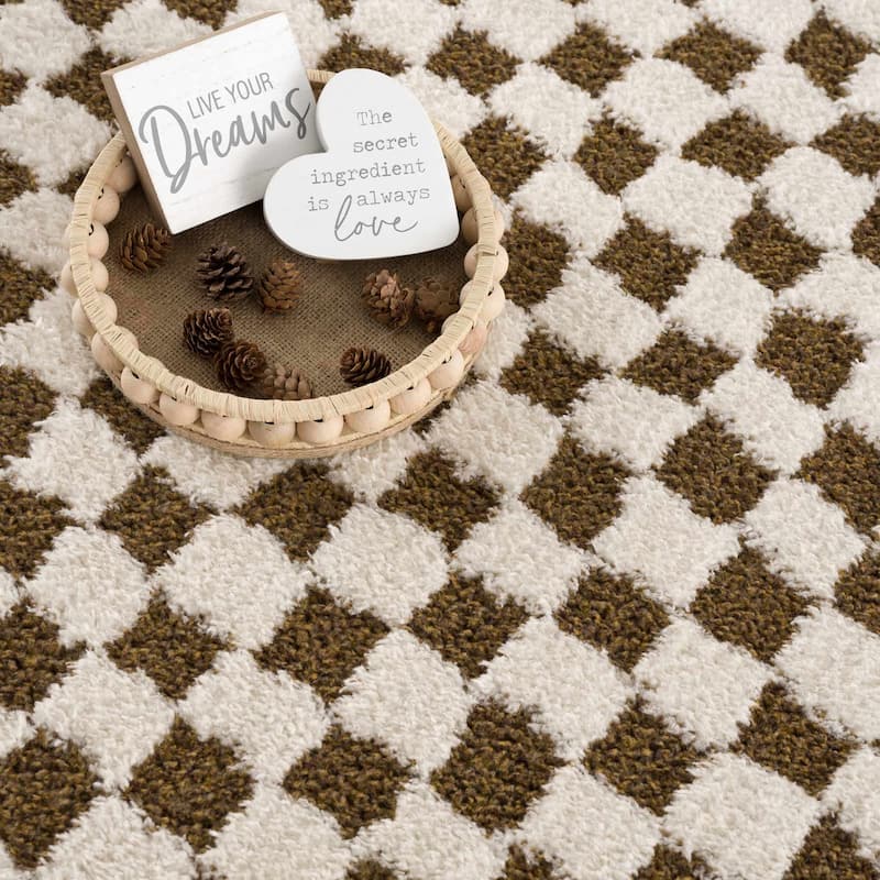 Hauteloom Leryn Hallway, Kitchen Runner Rug - High Pile - Off White - 2'8" x 7'3"