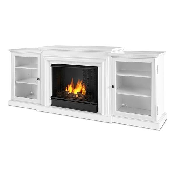 Shop Real Flame 7740 W Frederick Entertainment Gel Fireplace White