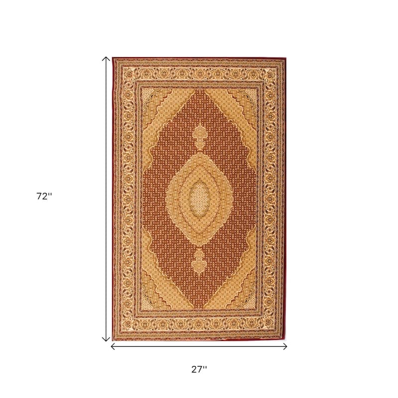HomeRoots Cabu Moroccan Traditional Runner Area Rug