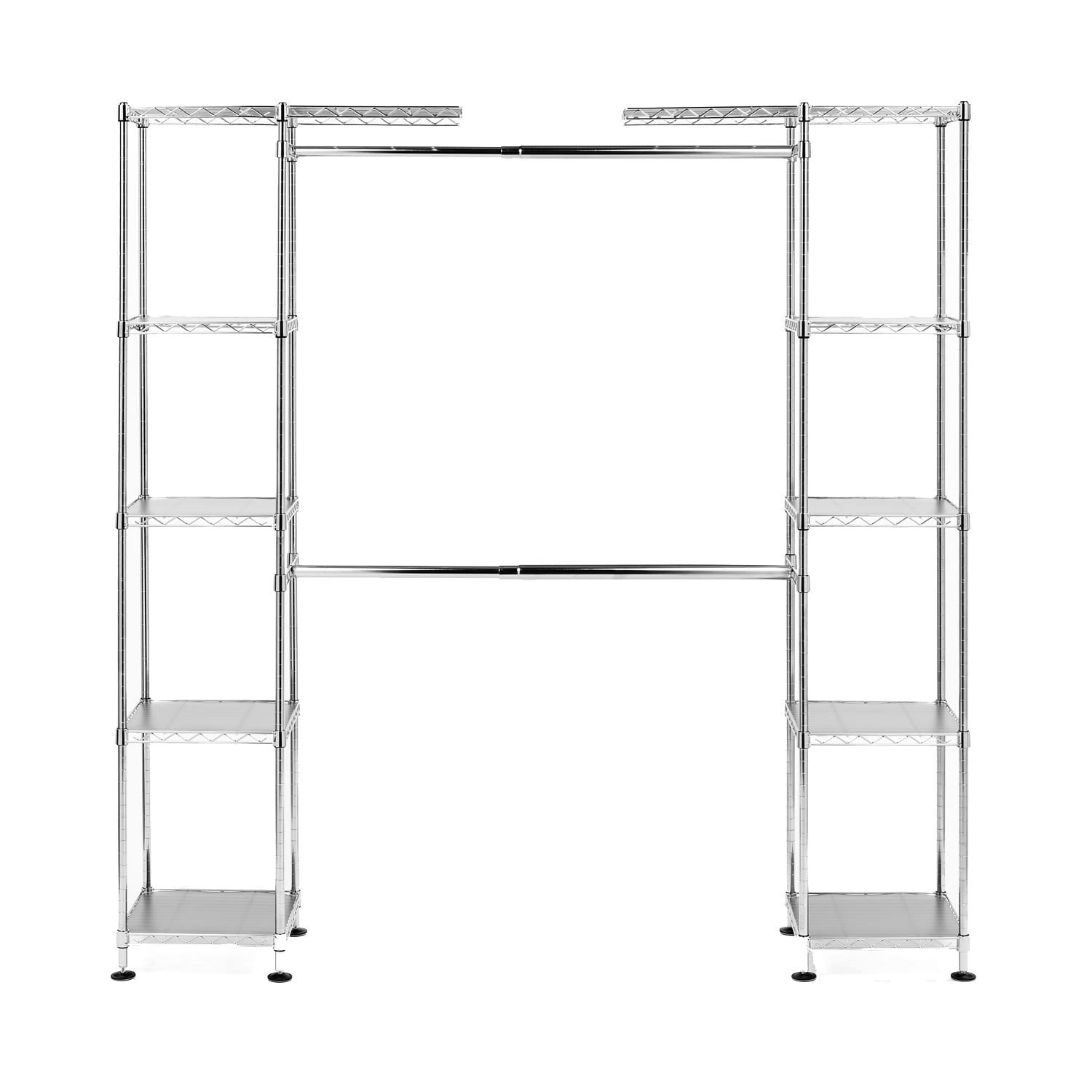 Seville Classics She05813bz Ultrazinc Expandable Closet Organizer System Overstock 20002504