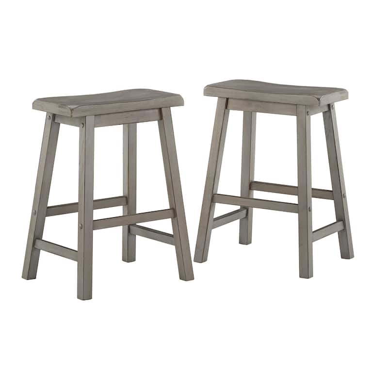 Salvador II Counter Backless Stools (Set of 2) by iNSPIRE Q Classic - Grey