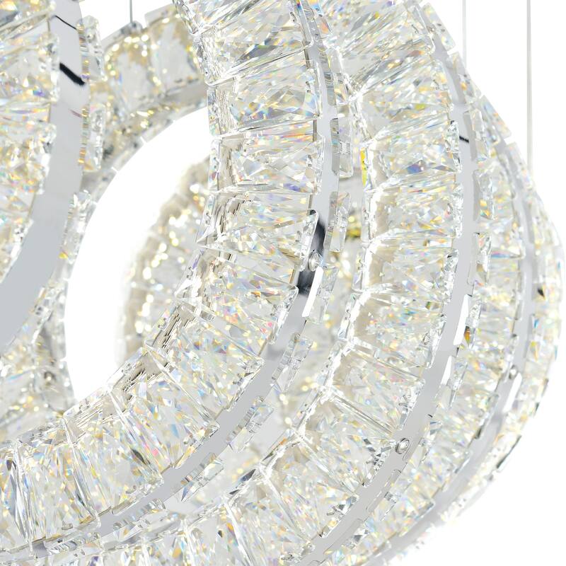 Celina LED Chandelier With Chrome Finish