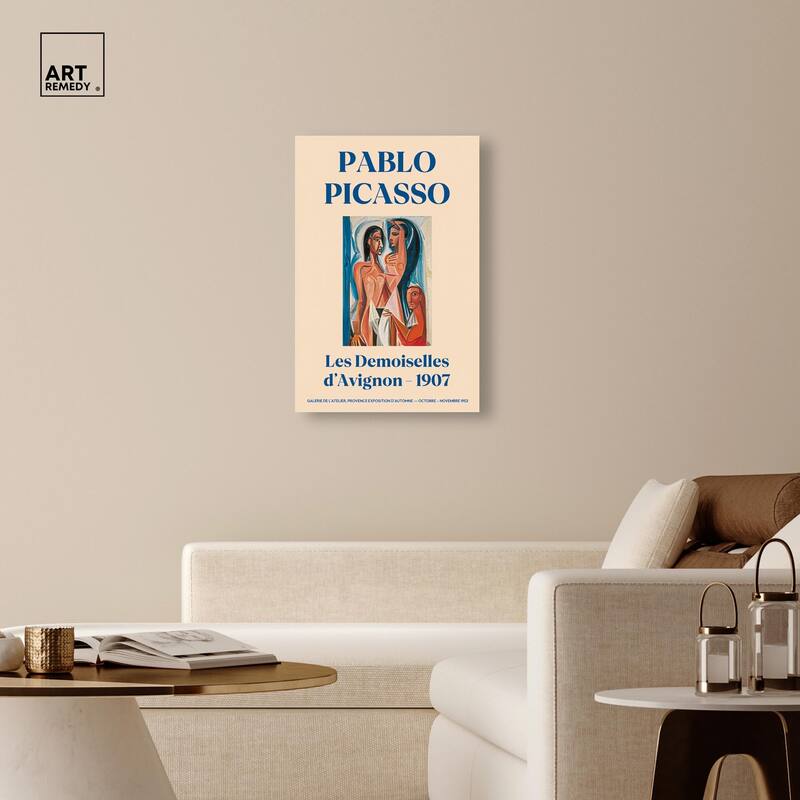 Faces of Demoiselles Canvas by Art Remedy, Gallery Wrapped