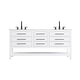 preview thumbnail 104 of 157, Sterling Double Bathroom Vanity White - 72"