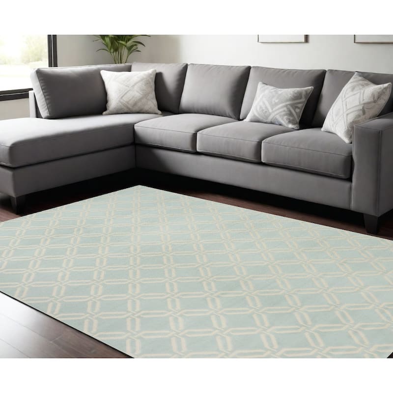 Power Loomed Non Skid Stain Resistant Area Rug - 118' X '94' X '0.5 - 118' X '94' X '0.5 - Cream/Onyx - Rectangle