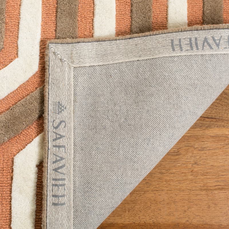 SAFAVIEH, Handmade Cambridge Faiza Modern Moroccan Wool Rug