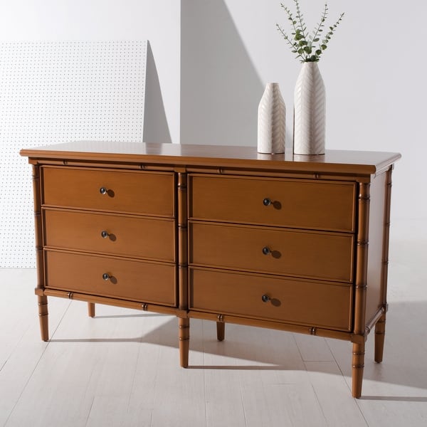 safavieh mina modern coastal dresser Amazon.com: Safavieh Home Collection Mina Modern Coastal 3 Drawer 25" Bamboo Nightstand, Navy : Home & Kitchen