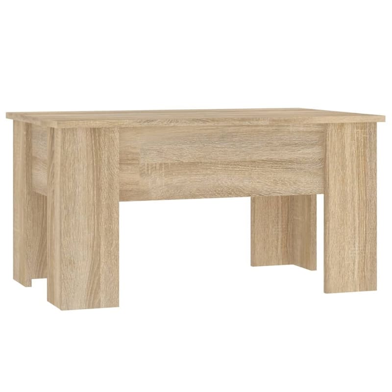vidaXL Coffee Table Lift Top End Table Accent Side Sofa Table Engineered Wood - 31.1" x 19.3" x 16.1"