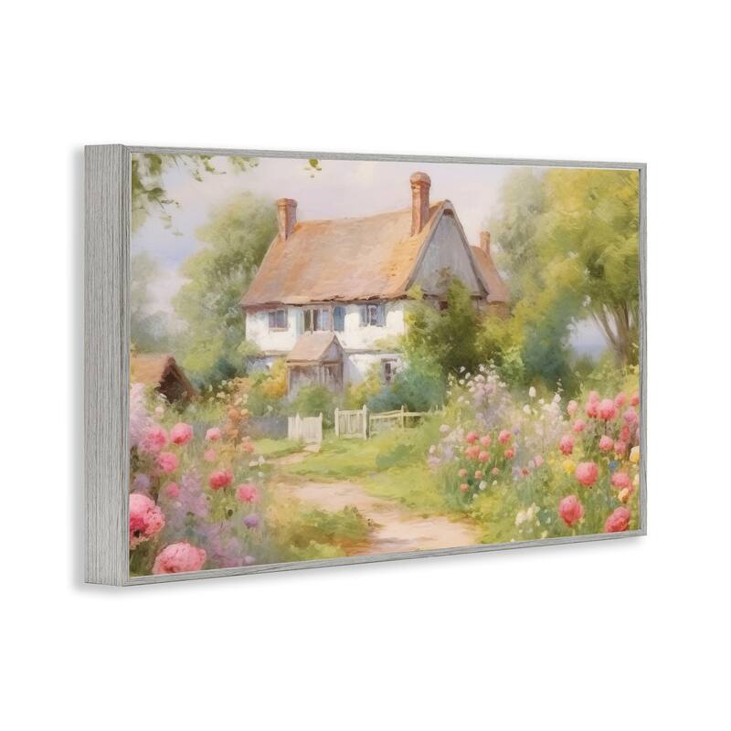 Stupell Nature Filled Cottage Garden Framed Giclee Art Design By Nini Art