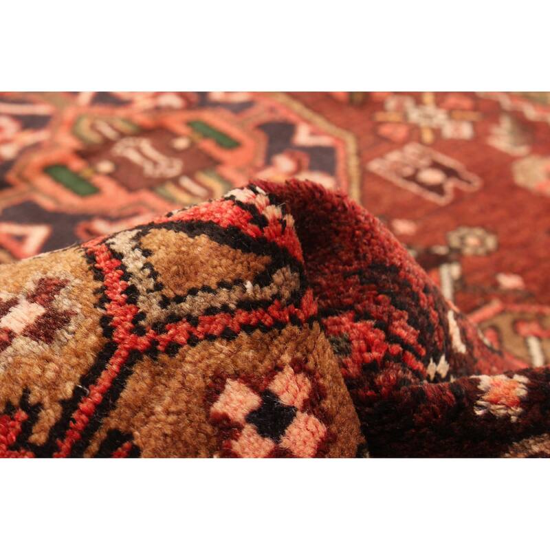 ECARPETGALLERY Hand-knotted Anadol Red Wool Rug - 3'5 x 9'7