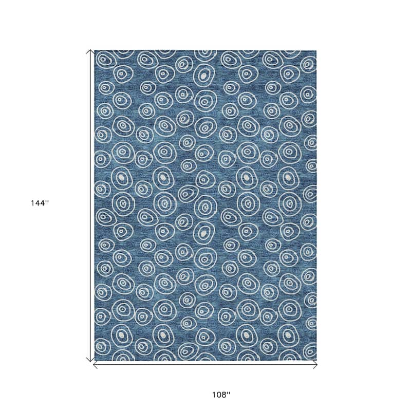 HomeRoots Geometric Transitional Rectangle Outdoor Rug