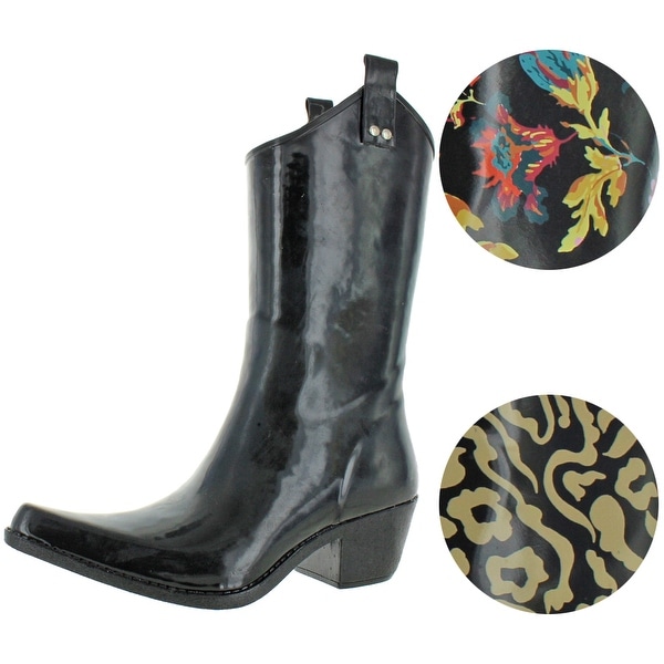 women's rubber western boots