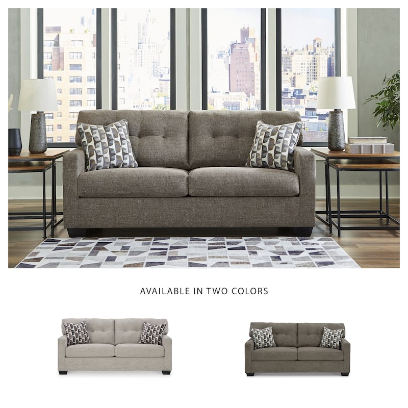 Signature Design by Ashley Mahoney Chocolate Full Sofa Sleeper - 75" W x 38" D x 37" H