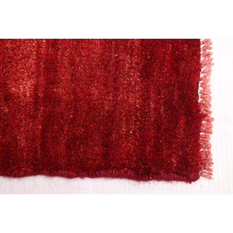ECARPETGALLERY Hand-knotted Melis Vintage Red Wool Rug - 2'8 x 8'0