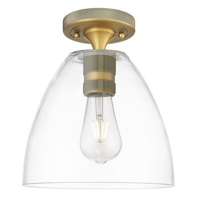 Innovations Lighting 434-1F-GBD-92 Crown Point 9" Wide Semi-Flush