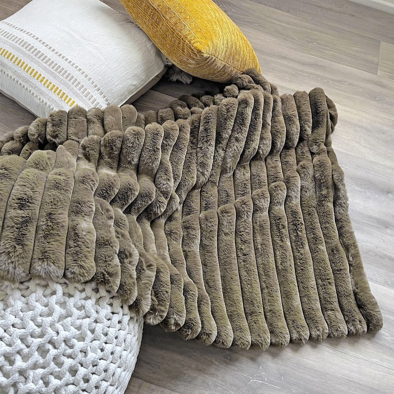 The Mood Channel FauxFur Throw