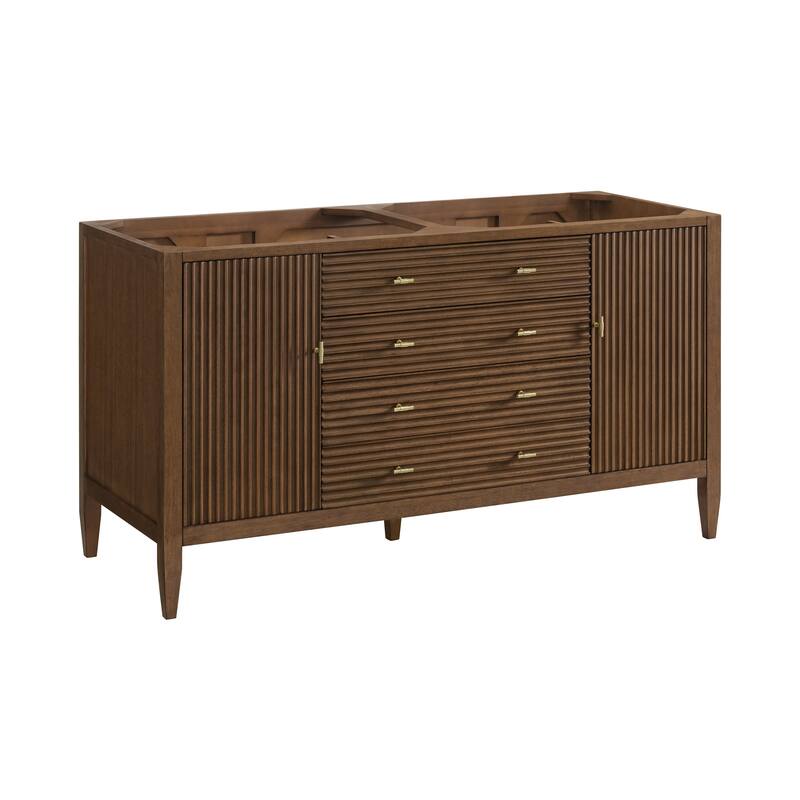 James Martin Vanities 485-V60D-3WZ Myrrin 60" Double Basin Wood Vanity