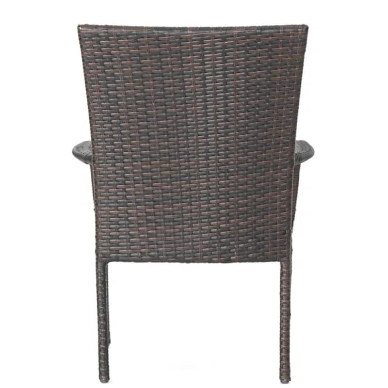 Christopher Knight Home Benhill Outdoor Contemporary Wicker Stacking Chairs (Set of 2)