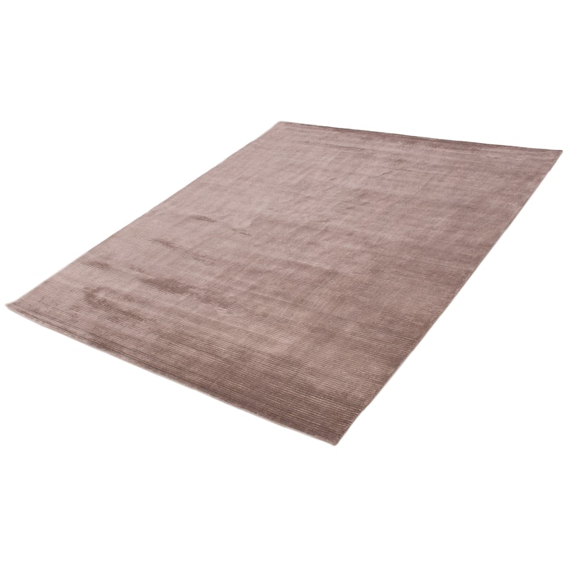 ECARPETGALLERY Hand Loomed Shimmer Grey Viscose, Wool Rug - 7'10 x 9'8