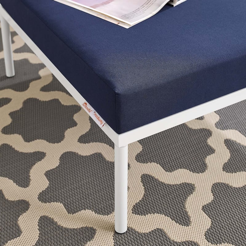 Harmony Sunbrella® Outdoor Patio Aluminum Ottoman