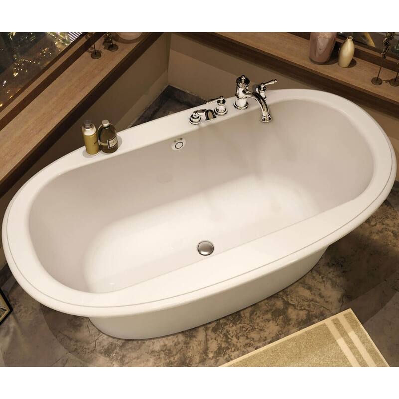Maax 105744-000 Ella Sleek 66" Free Standing Acrylic Soaking Tub with