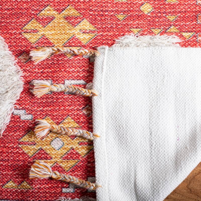 SAFAVIEH Handmade Saffron Marlee Modern Tribal Cotton Rug