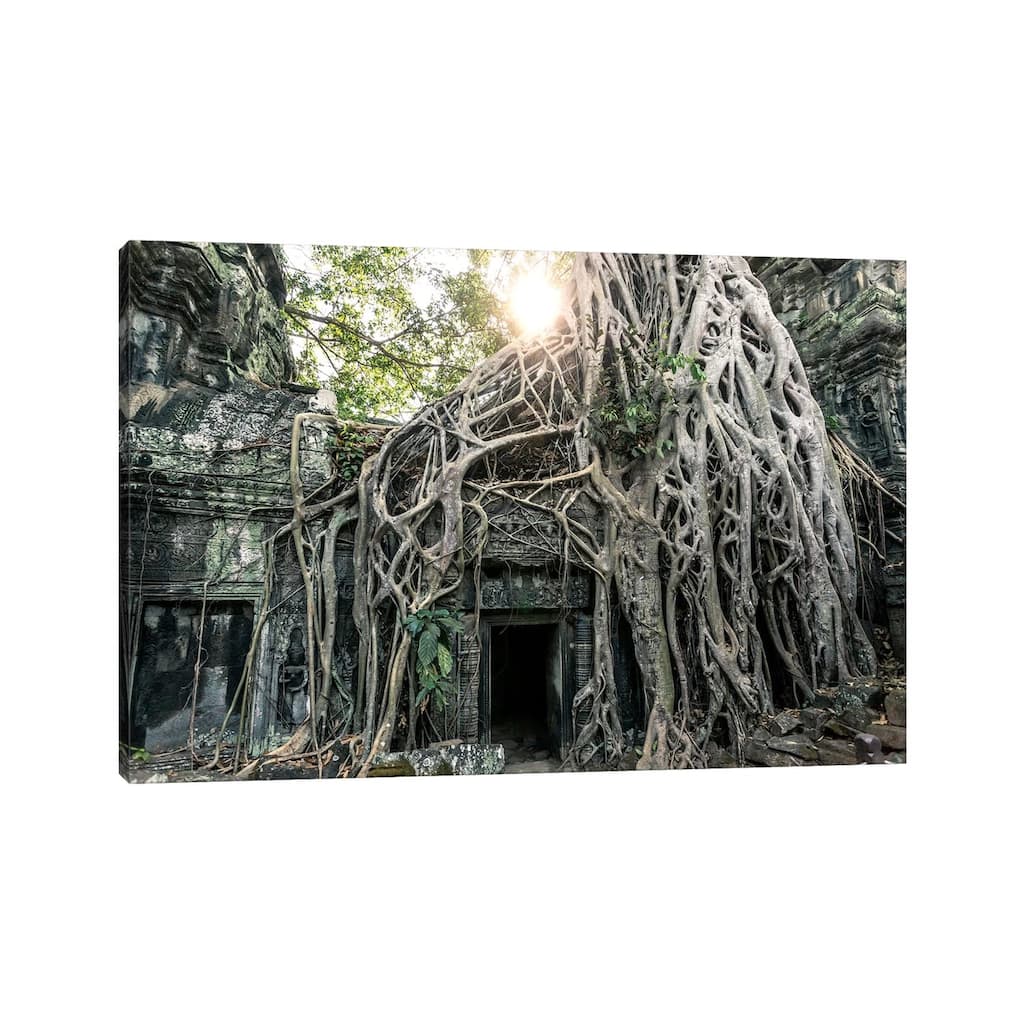 iCanvas "Temple In The Jungle, Angkor Wat, Cambodia" by Matteo Colombo Canvas Print