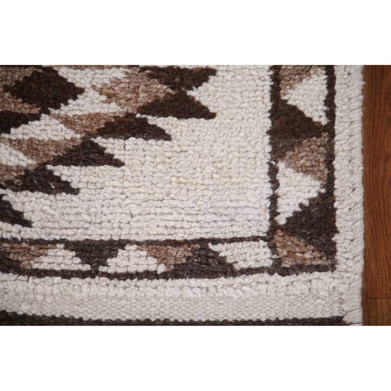 Beige Anatolian Turkish Runner Rug Handmade Tribal Wool Carpet - 2'11"x 12'7"