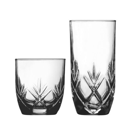 Anchor Hocking - 96941L13 - Fleur 16Pc Drinkware Set - Bed Bath