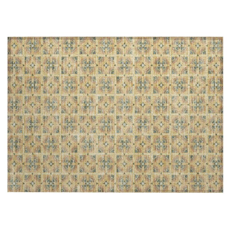 Machine Washable Indoor/ Outdoor Modern Roeland Chantille Rug
